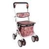Rollator Walker with Seat - Height-Adjustable, Lightweight & Foldable for Seniors - Padded Seat, Carry Basket, Locking Brakes view 1