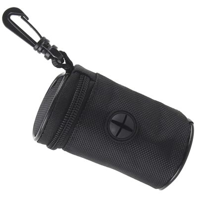 Portable Black Oxford Cloth Dog Waste Bag Dispenser Pouch