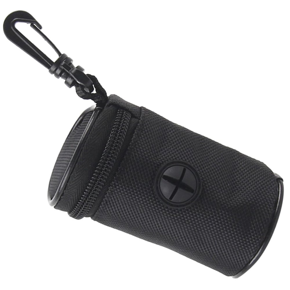 Portable Black Oxford Cloth Dog Waste Bag Dispenser Pouch