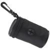 Portable Black Oxford Cloth Dog Waste Bag Dispenser Pouch view 1