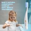 Babyton Organic Toothbrush for Babies, Zebra, Soft Bristles, Ergonomic Handle, Biodegradable Corn Cob Material view 4