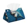 Printed Tissue Box Cover with Happy Dolphin Design view 1
