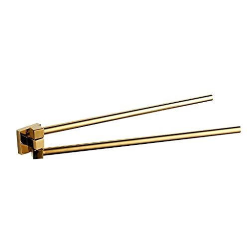 Gold Brass Tower Bar Wall-Mounted Towel Holder