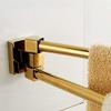 Gold Brass Tower Bar Wall-Mounted Towel Holder view 4