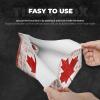 Printed Canada Flag Tissue Box Cover, Stylish PVC Leather Holder for Home, Hotel, Car, and Office view 3
