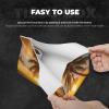 Printed Tropical Beach Tissue Box Cover with Palm Tree and Sunset, Stylish Leather Tissue Holder for Home, Hotel, Car, and Office view 3
