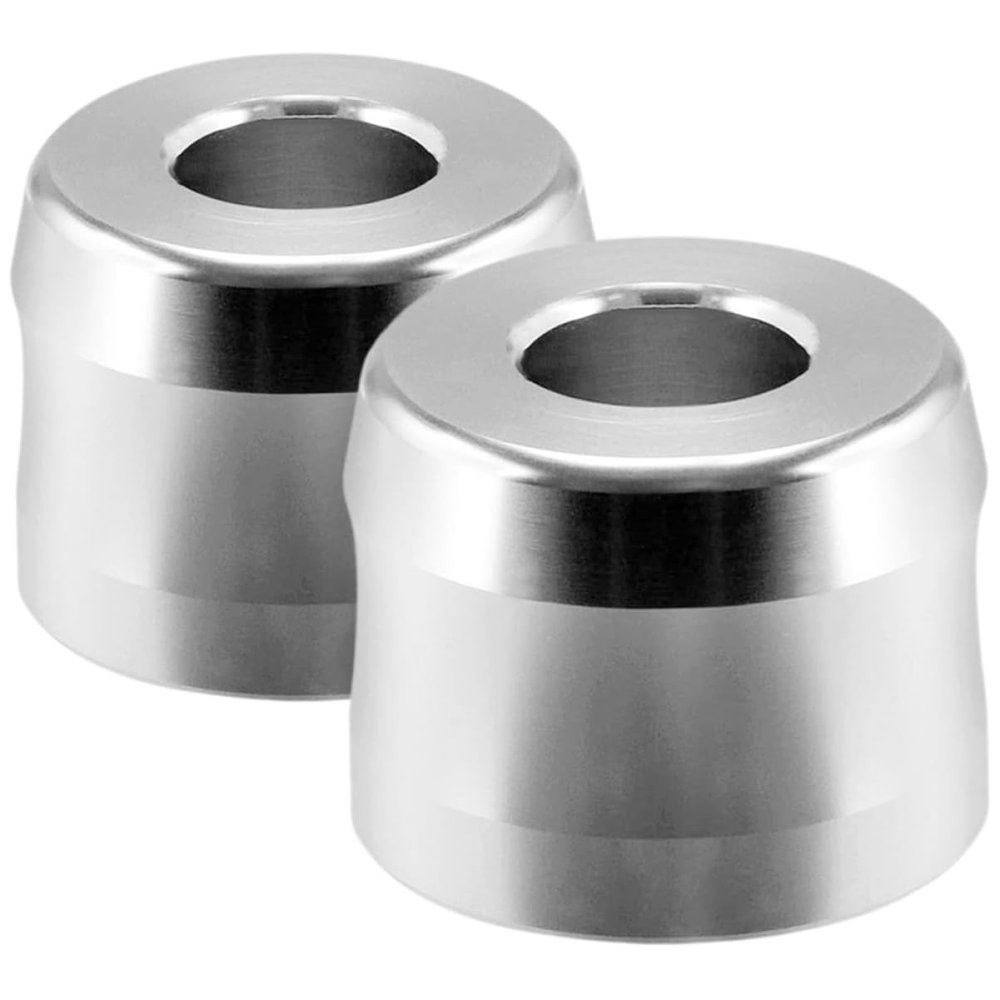 WOONEKY Aluminum Alloy Razor Holders, 2-Pack, Silver
