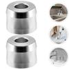 WOONEKY Aluminum Alloy Razor Holders, 2-Pack, Silver view 3