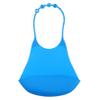 Reusable Silicone Bib for Adults, Blue view 1