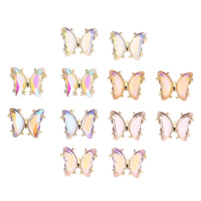 Beatifufu 3D Butterfly Nail Charms, 12-Piece Set