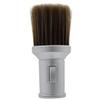 Salon Neck Duster Brush for Hair, Fiber and Plastic, Silver view 1