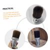 Salon Neck Duster Brush for Hair, Fiber and Plastic, Silver view 3