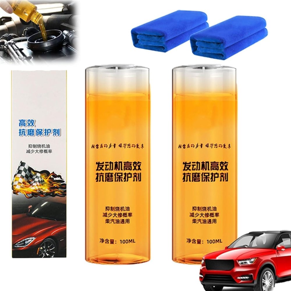 High-Performance Engine Anti-Wear Additive for Cars (2 Pieces)