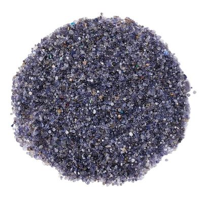 Generic Natural Crystal Crushed Stone Aquarium Decor, White Amethyst, Cordierite, 100 g, 3–5 mm