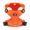 QIANDW Dog Harness and Leash Vest, Escape-Proof Reflective Harness, Orange, Size L view 1