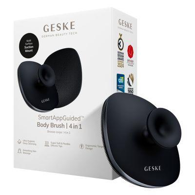 GESKE Body Brush | 4-in-1 | Cleansing Brush | Design with Metal Ring