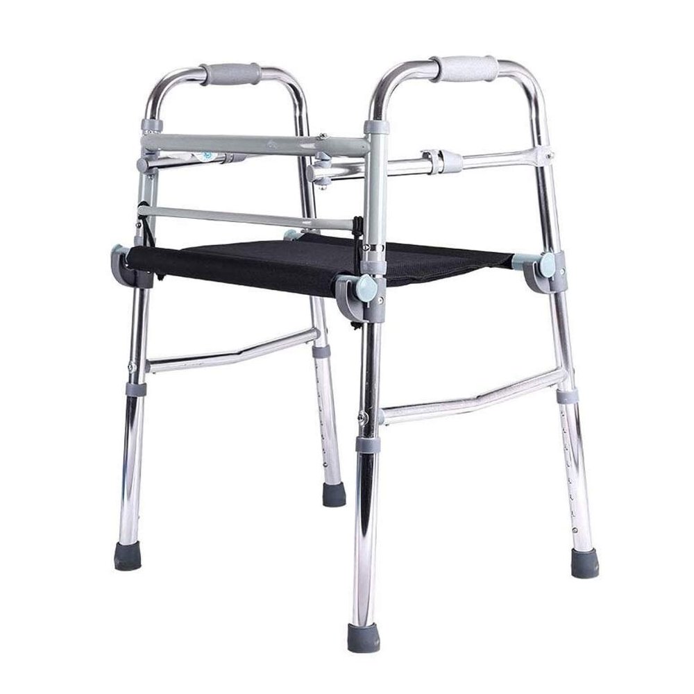 Rollator with Seat – Lightweight, Height-Adjustable Mobility Aid for Seniors and People with Disabilities – Safehappy