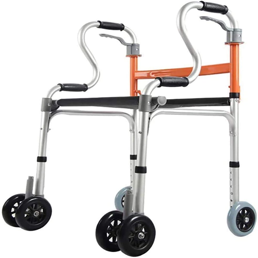 Folding Rolling Walker with Seat, Height-Adjustable – Safehappy