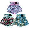 wegreeco Female Dog Diapers (3-Pack), Highly Absorbent Washable Dog Diapers for Heat, Incontinence or Excited Urination (Colorful Leopard, XL) view 1