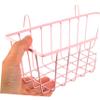 Iron Hay Rack Holder for Rabbits and Hares, Pink view 4