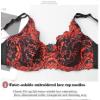 FULUJIDI Women's Push-Up Lace Bra, Underwire, White, 75D view 4