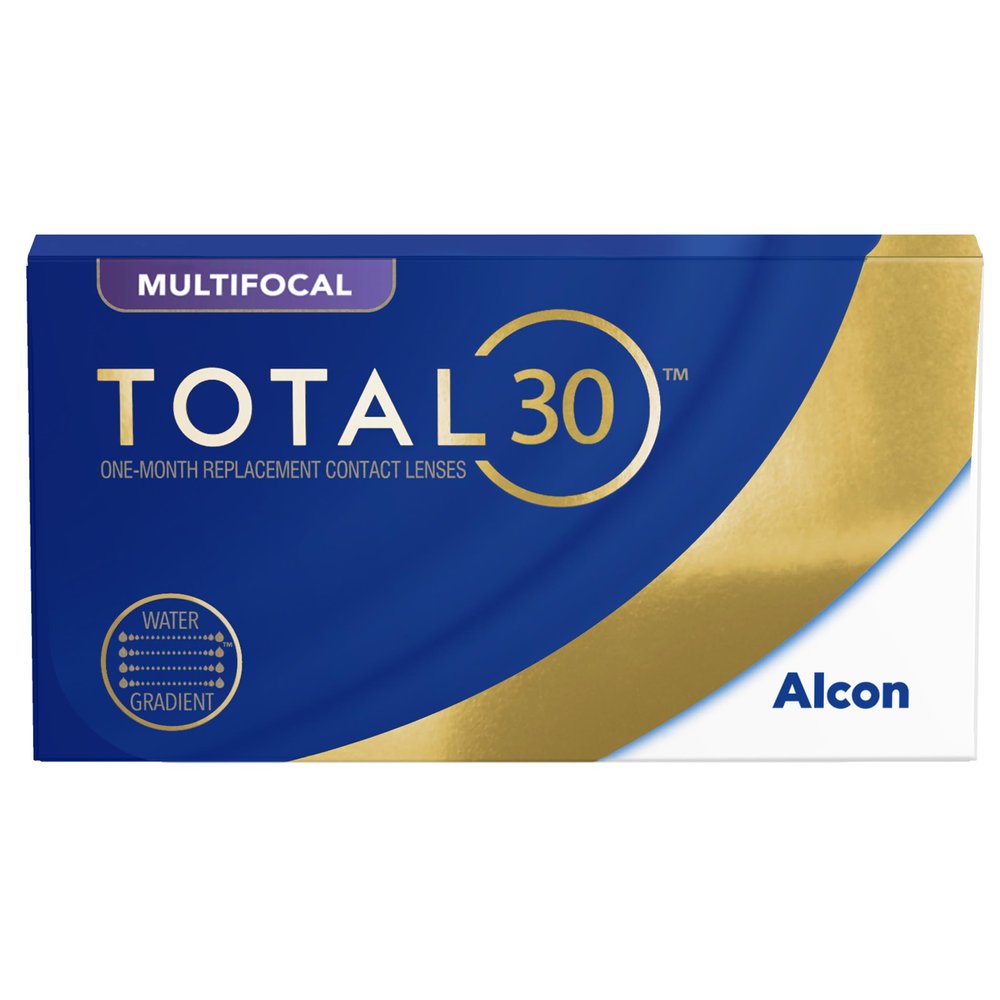 TOTAL30 Multifocal Monthly Contact Lenses | 6 Pack | ADD MED | -6.50 dpt