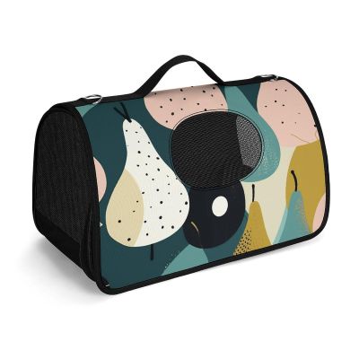Pet Carrier Bag, Pear Pattern, Printed