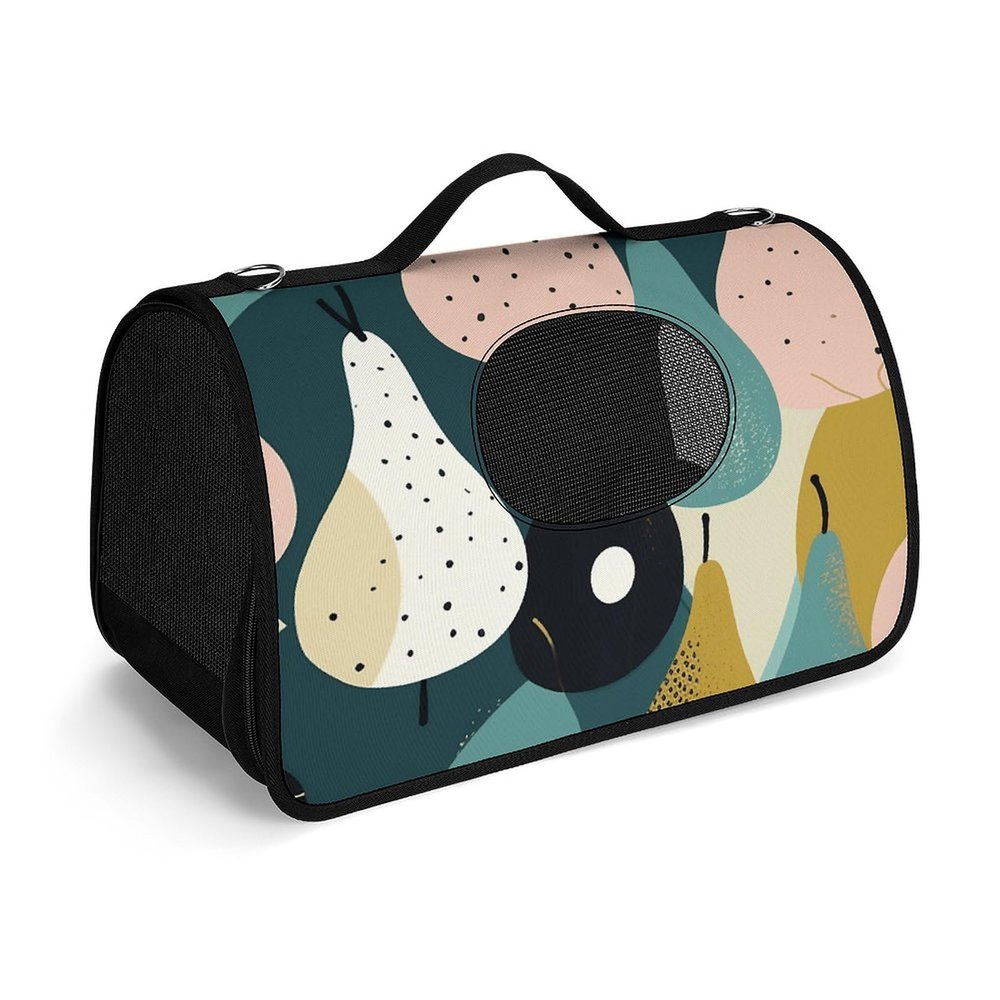 Pet Carrier Bag, Pear Pattern, Printed