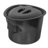 5-Liter Plastic Bedpan with Lid for Seniors and Young Girls view 1