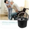 5-Liter Plastic Bedpan with Lid for Seniors and Young Girls view 4
