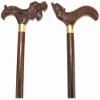 Natural Wooden Walking Cane, Trekking Stick, Offset Cane, Solid Wood Cane for Seniors view 3