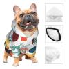 Dog Hoodie with Colorful Doodle Fruit and Vegetable Prints view 3