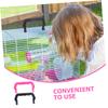 BUGUUYO Portable Plastic Handles for Pet Cages - 20 Pack view 4