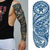 2-Piece Full-Arm Large-Design Herbal Semi-Permanent Temporary Tattoo Stickers view 2