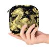 Traditional Chinese Golden Dragon Menstrual Pad and Tampon Pouch with Zipper view 4