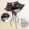 Mobile Salon Trolley with ABS Hairdressing Tray and Color Bowls view 4