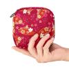 Rosy Red Japanese Fan First Period Kit for Girls view 4