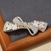 Whakano Rhinestone Pearl Flower Hair Clips for Women and Girls view 2