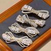 Whakano Rhinestone Pearl Flower Hair Clips for Women and Girls view 3