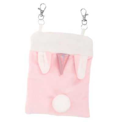 Ferret Hammock Sleeping Bag for Cage, Warm Small Animal Accessory, Pink