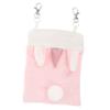 Ferret Hammock Sleeping Bag for Cage, Warm Small Animal Accessory, Pink view 1