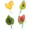Happyyami 4-Pack Plastic Terrarium Plants view 1