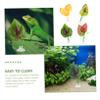 Happyyami 4-Pack Plastic Terrarium Plants view 2