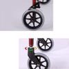 Foldable Rollator with Aluminum Alloy Shopping Basket and Soft Seat, 100 kg Capacity view 3