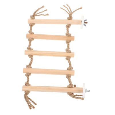 CIYODO Wooden Climbing Ladder for Birds