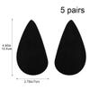 Dinntty 5-Pair Non-Slip Shoe Sole Pads, Self-Adhesive Silicone Sole Protectors for Women’s and Men’s Shoes view 2