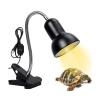 UVA/UVB Reptile Heat Lamp Fixture with Clamp, 360° Rotation and Switch, EU Plug view 1
