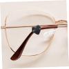 COLLBATH Heart-Shaped Silicone Ear Grips for Glasses, 20 Pieces, Black view 3