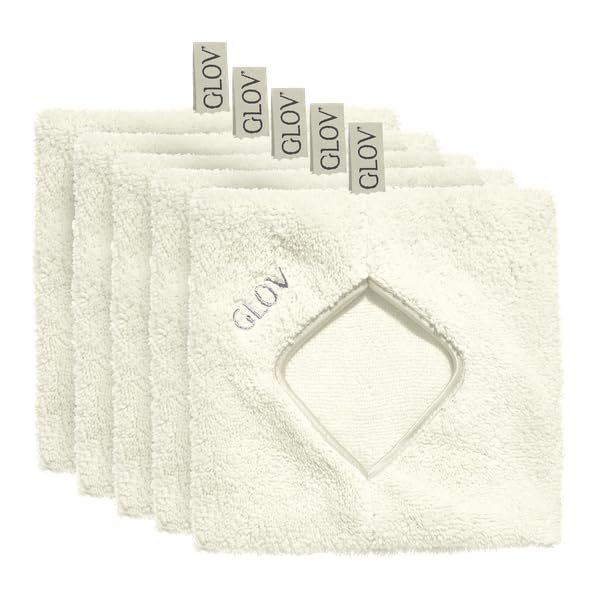 GLOV Reusable Makeup Remover Gloves, Set of 5