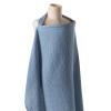 Breastfeeding Cover, Privacy Shield, Breathable Cotton, Versatile Use, for Outdoor Activities (Navy Blue) view 3
